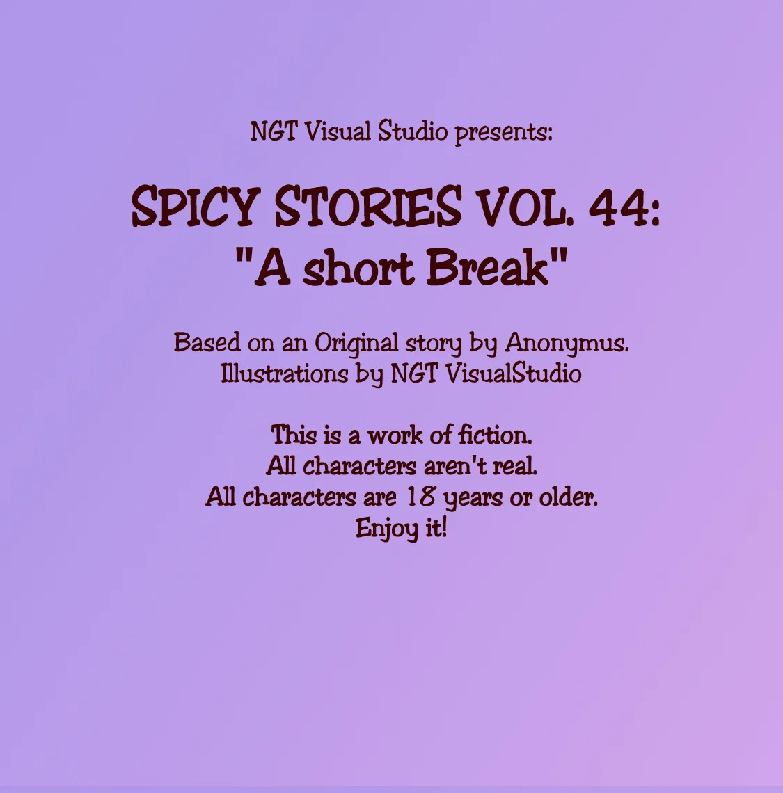 NGT Spicy Stories 44 - A short Break page 2 full