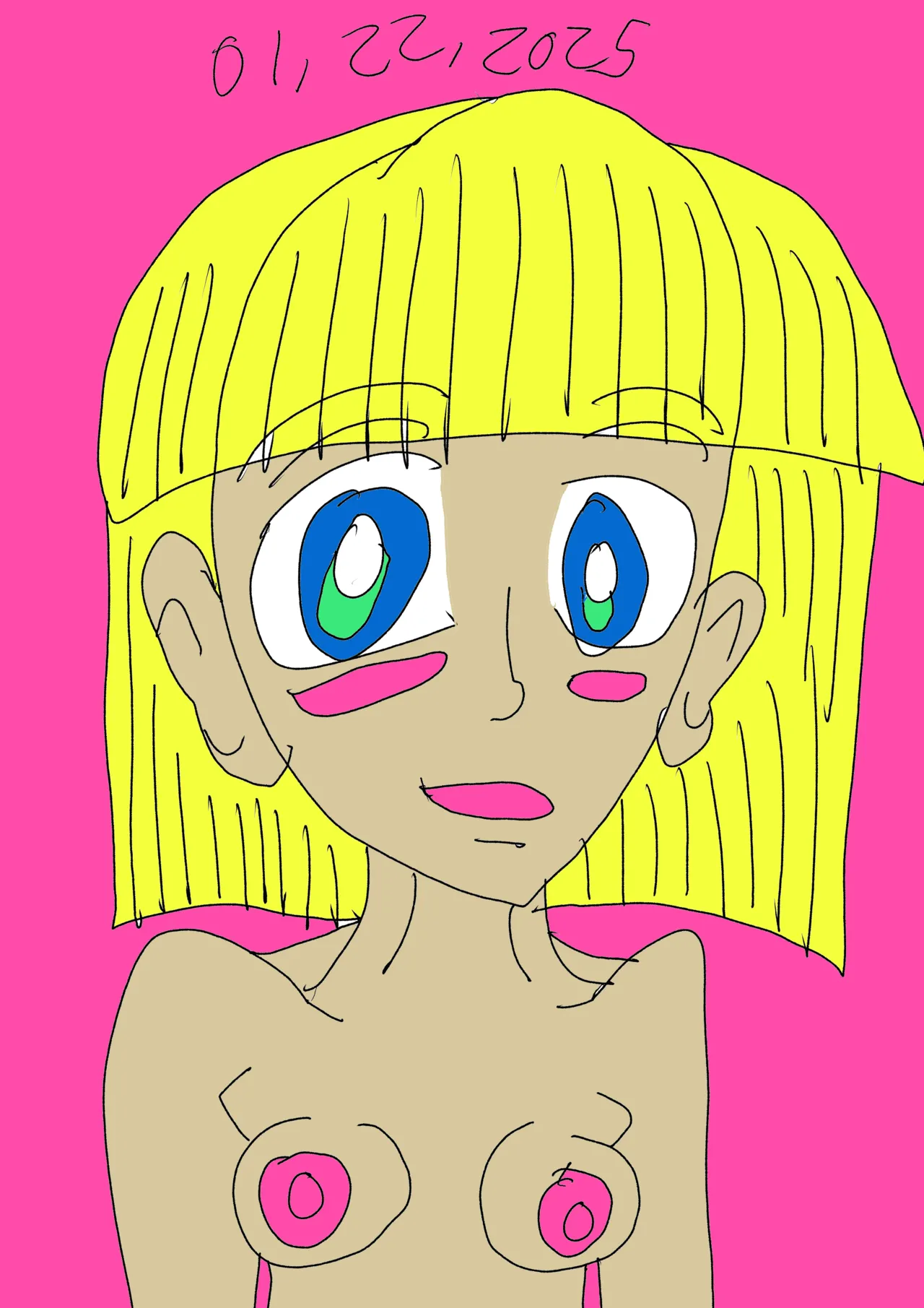 cute anime girls digital drawings page 5 full