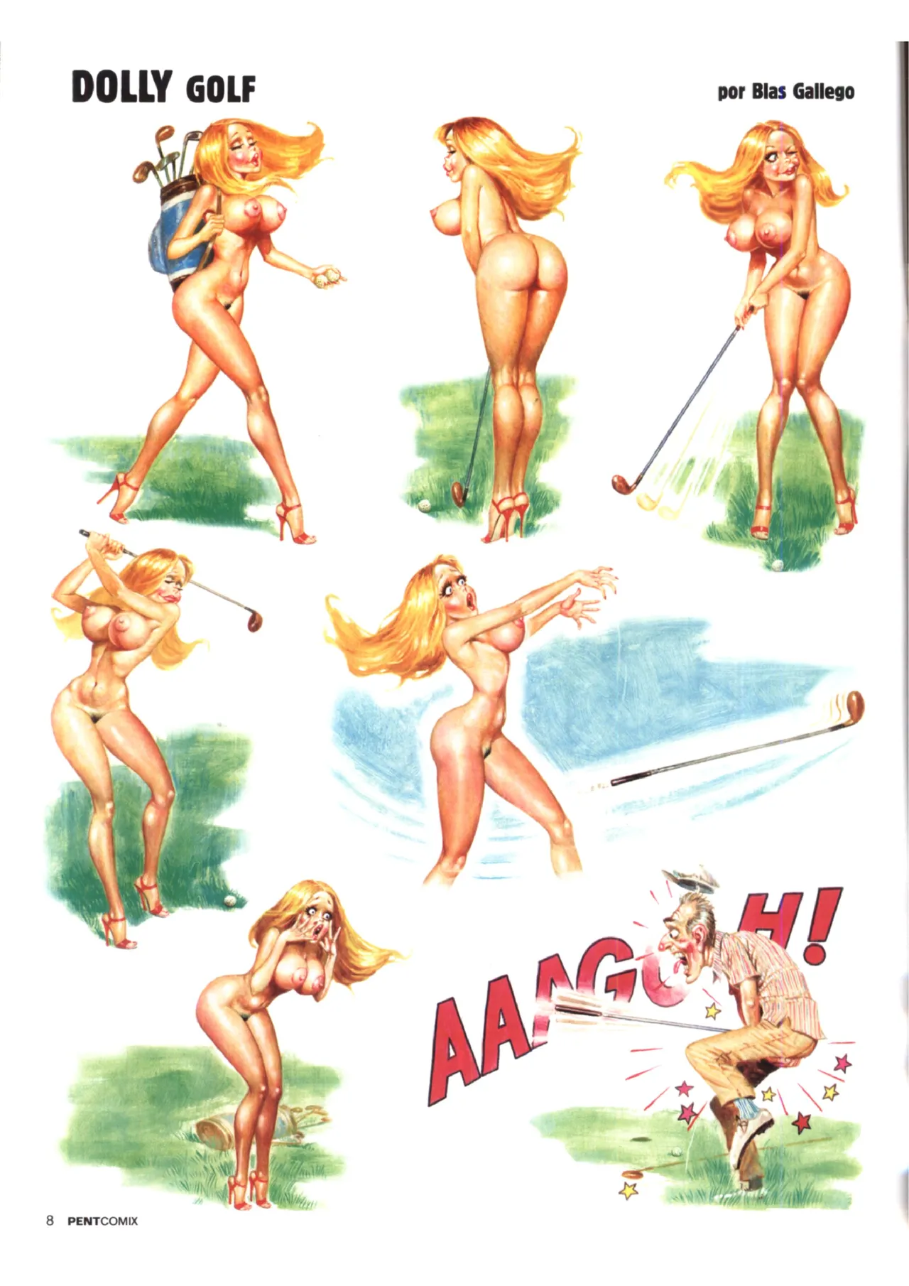 Penthouse Comix #95 page 8 full
