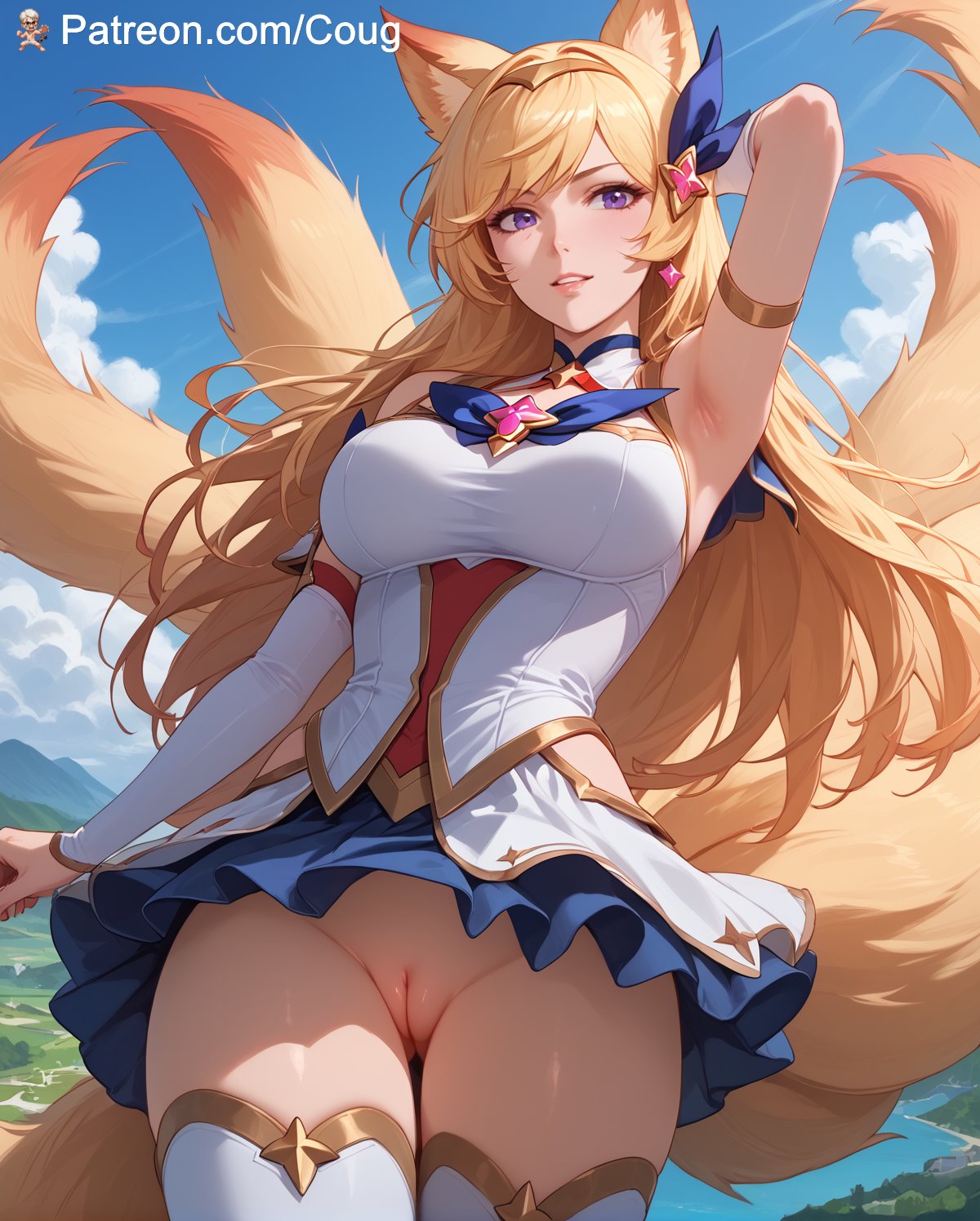 Ahri Star Guardian hentai | League of Legends parody page 1 full