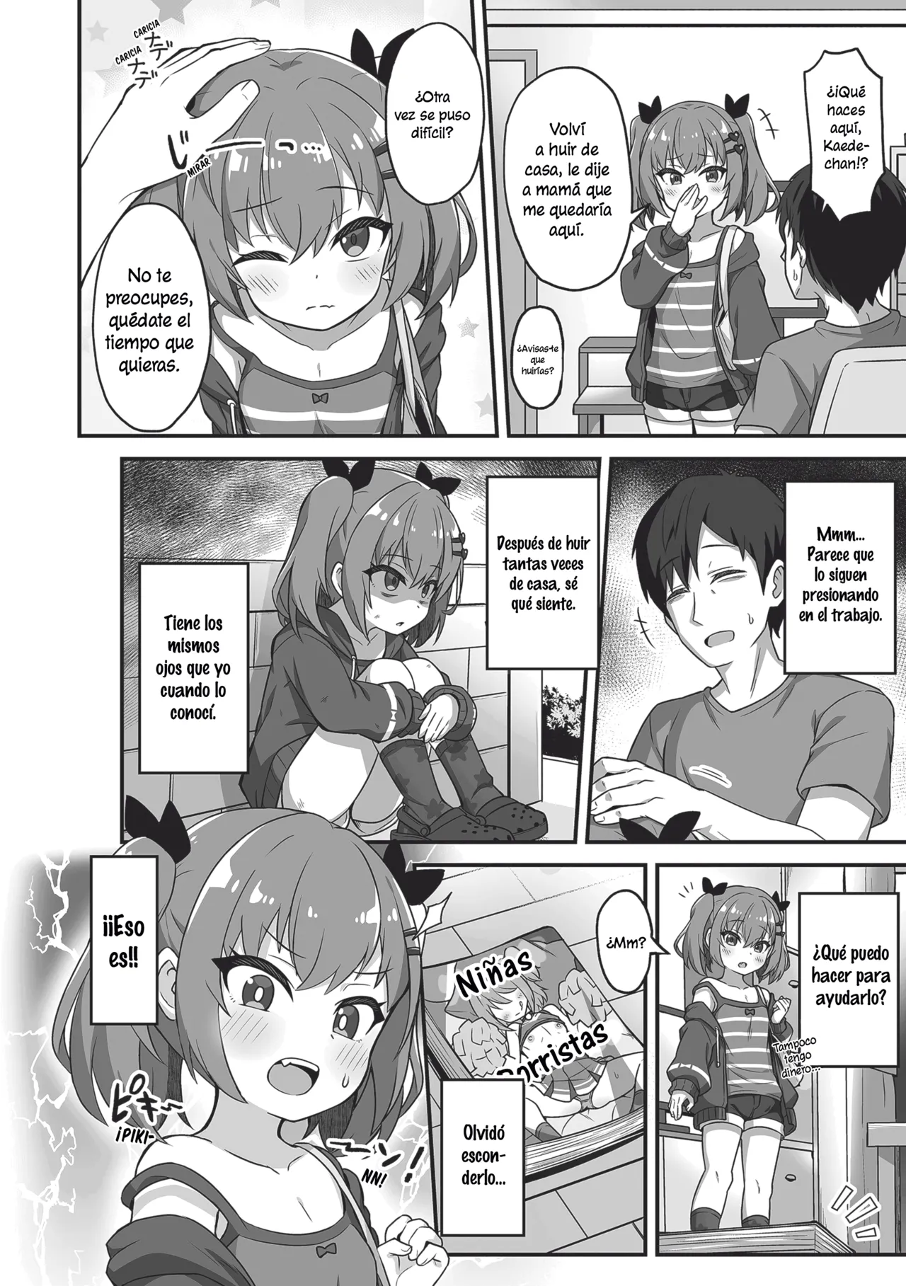 Namaiki Iede Shoujo no Kyouizon | Interdependencia sexual con una niña fugitiva page 2 full