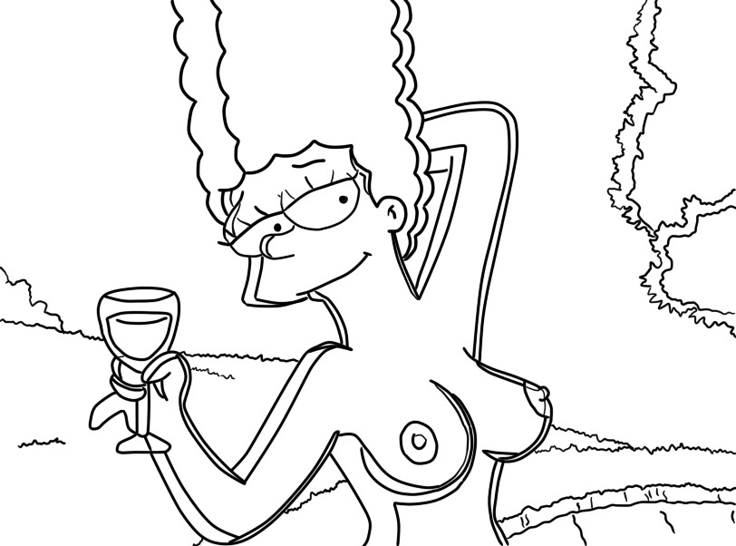 Marge Simpson page 7 full