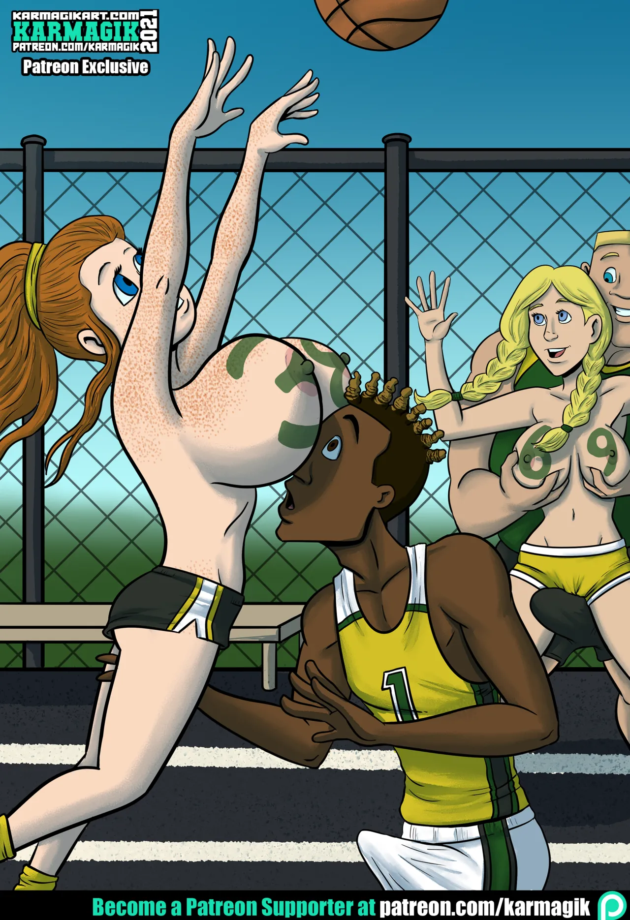 Randi and Daisy - Shirts vs Skins page 10 full