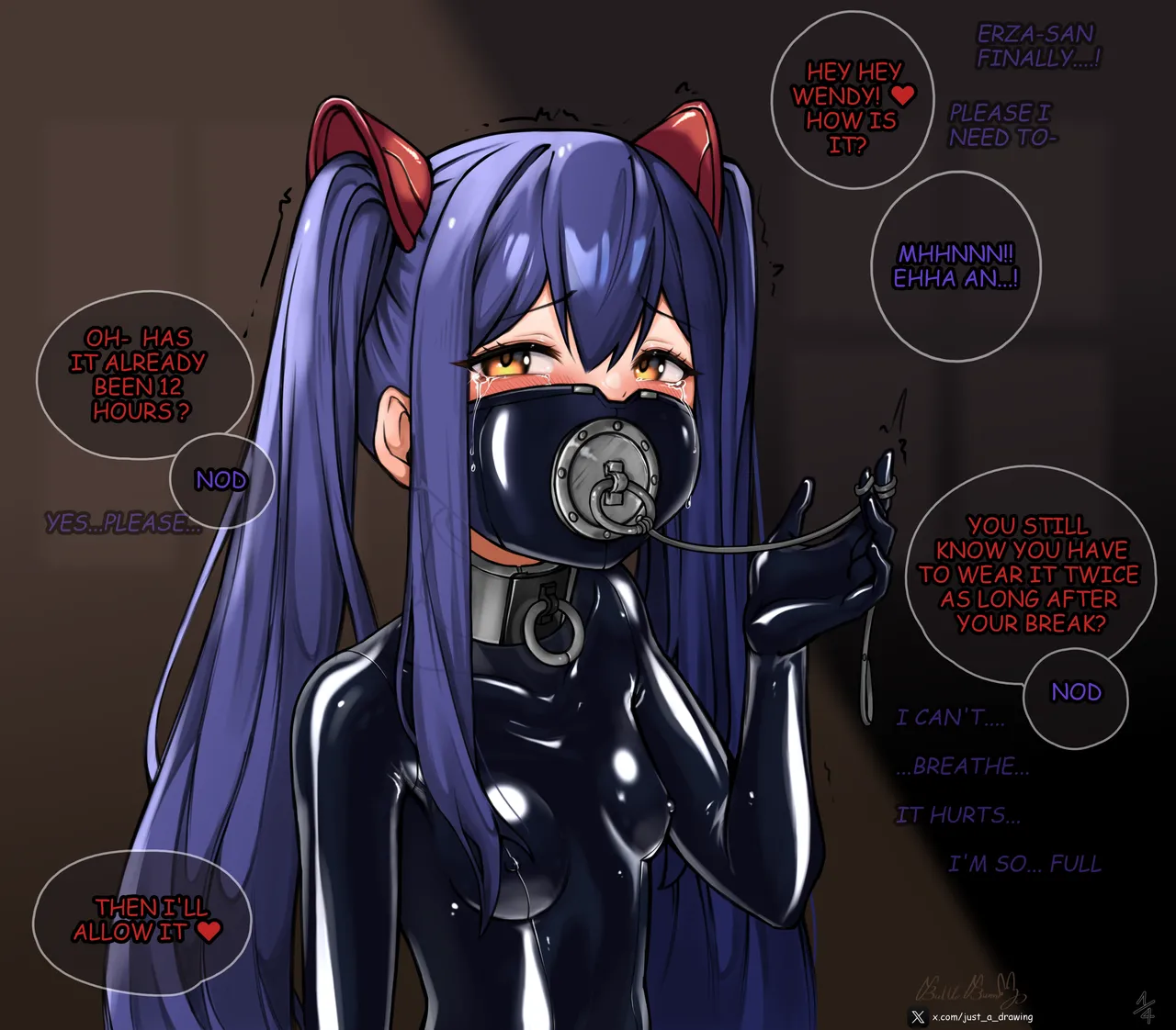 Wendy Marvell latex story 2 page 1 full