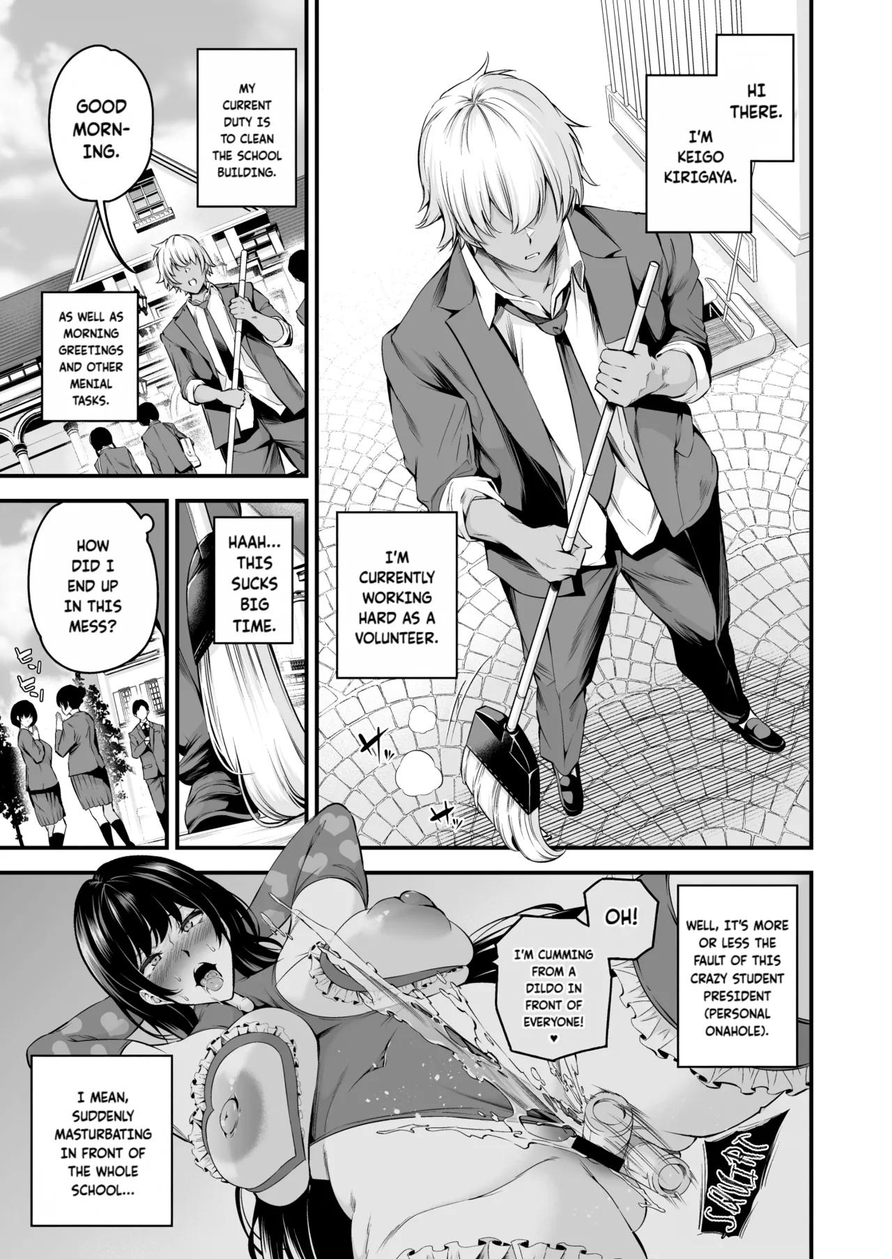 Shiramine Gakuen no Mesubuta Rijichou Zenpen | The sow principal of Shiramine Academy PROLOGUE page 2 full