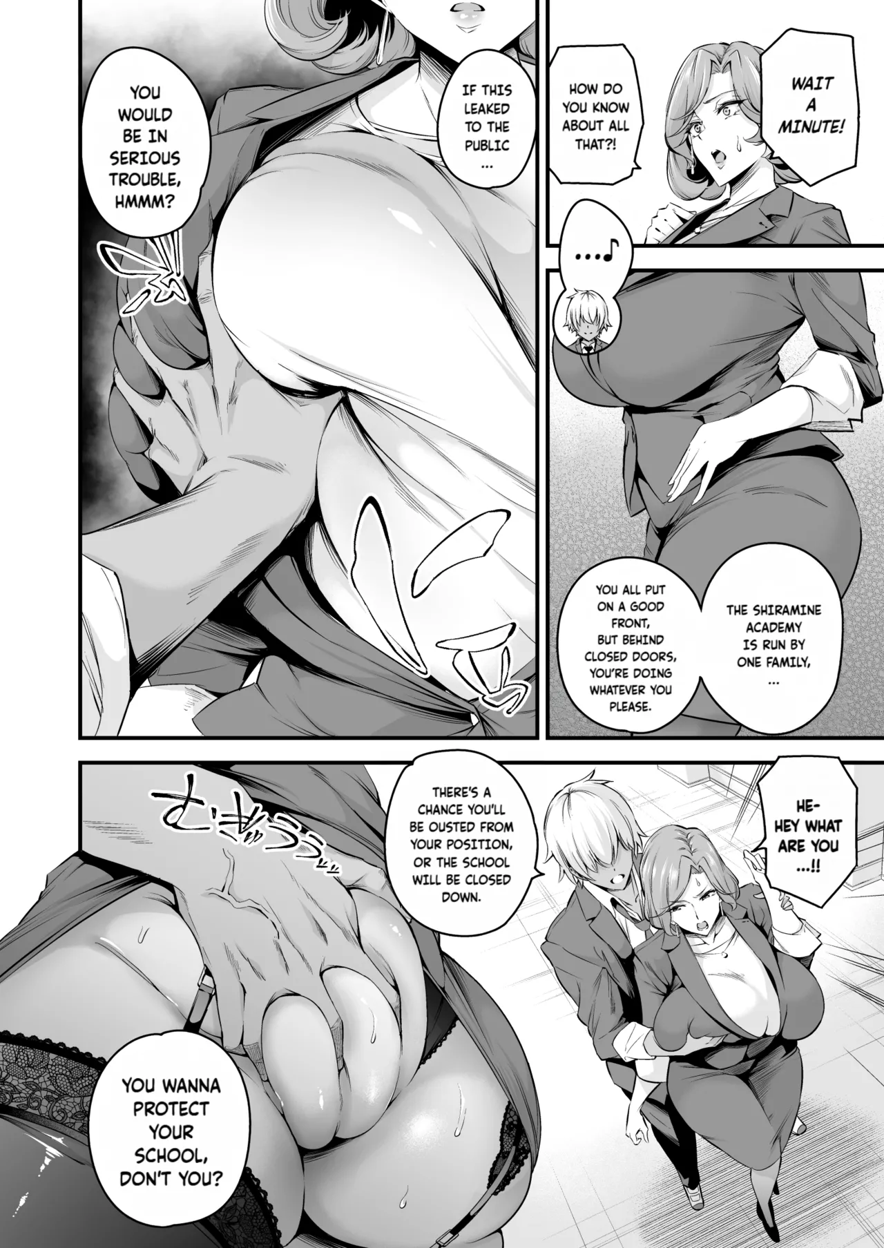 Shiramine Gakuen no Mesubuta Rijichou Zenpen | The sow principal of Shiramine Academy PROLOGUE page 9 full