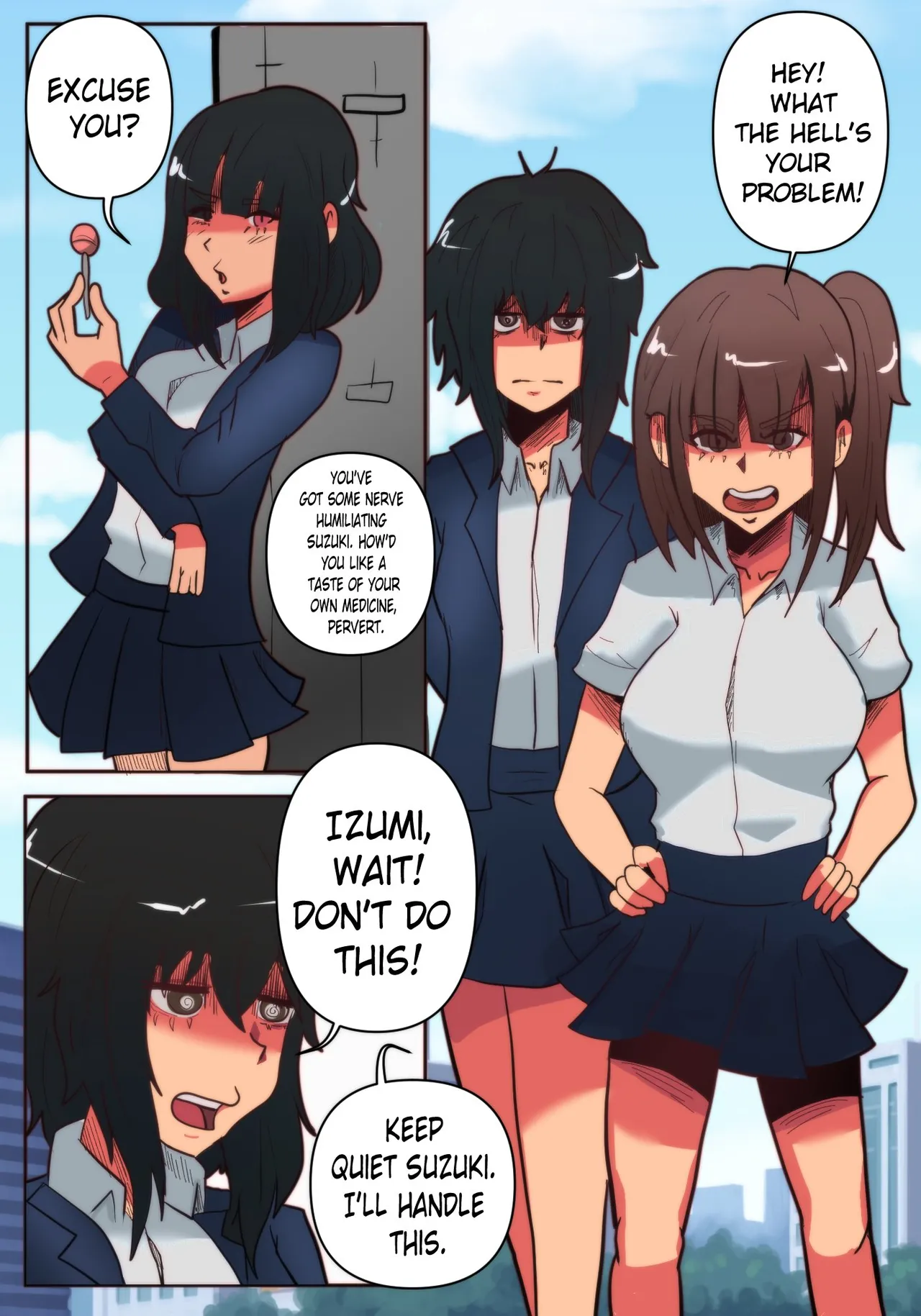 Izumi is Over Confident page 1 full