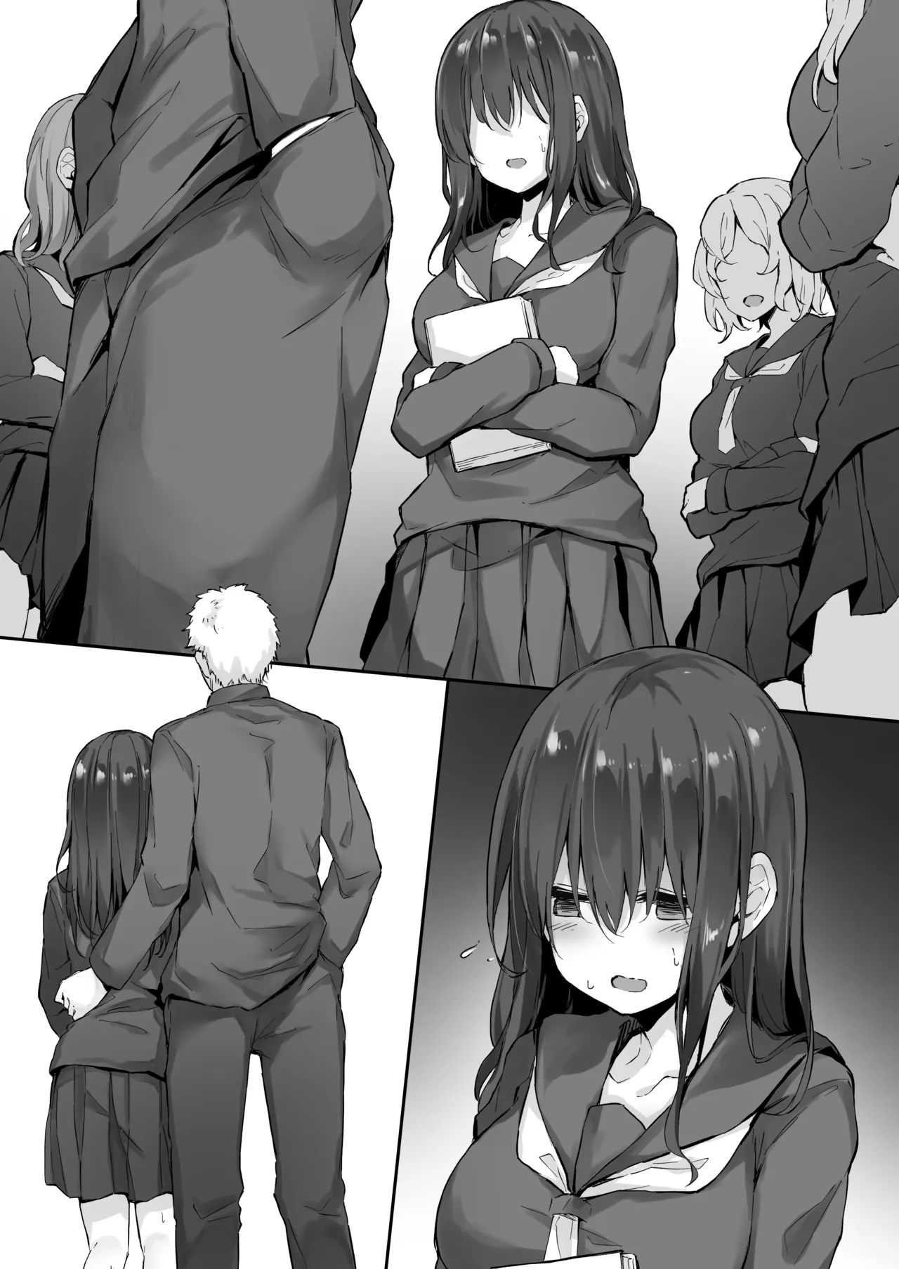 Ii Kanji datta Otonashii Classmate ga Douchou Atsuryoku ni Makete Hoka no Otoko no Mono ni Sareru Yatsu page 6 full