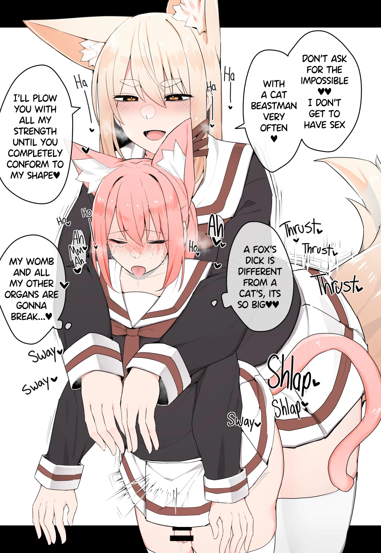 A Cat Being Attacked by a Fox page 3 full