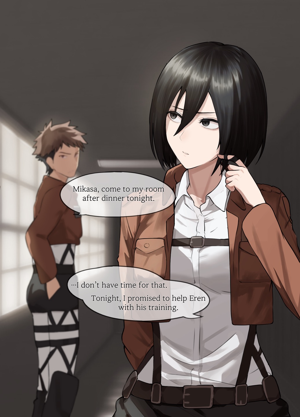 Mikasa Ackerman NTR page 4 full