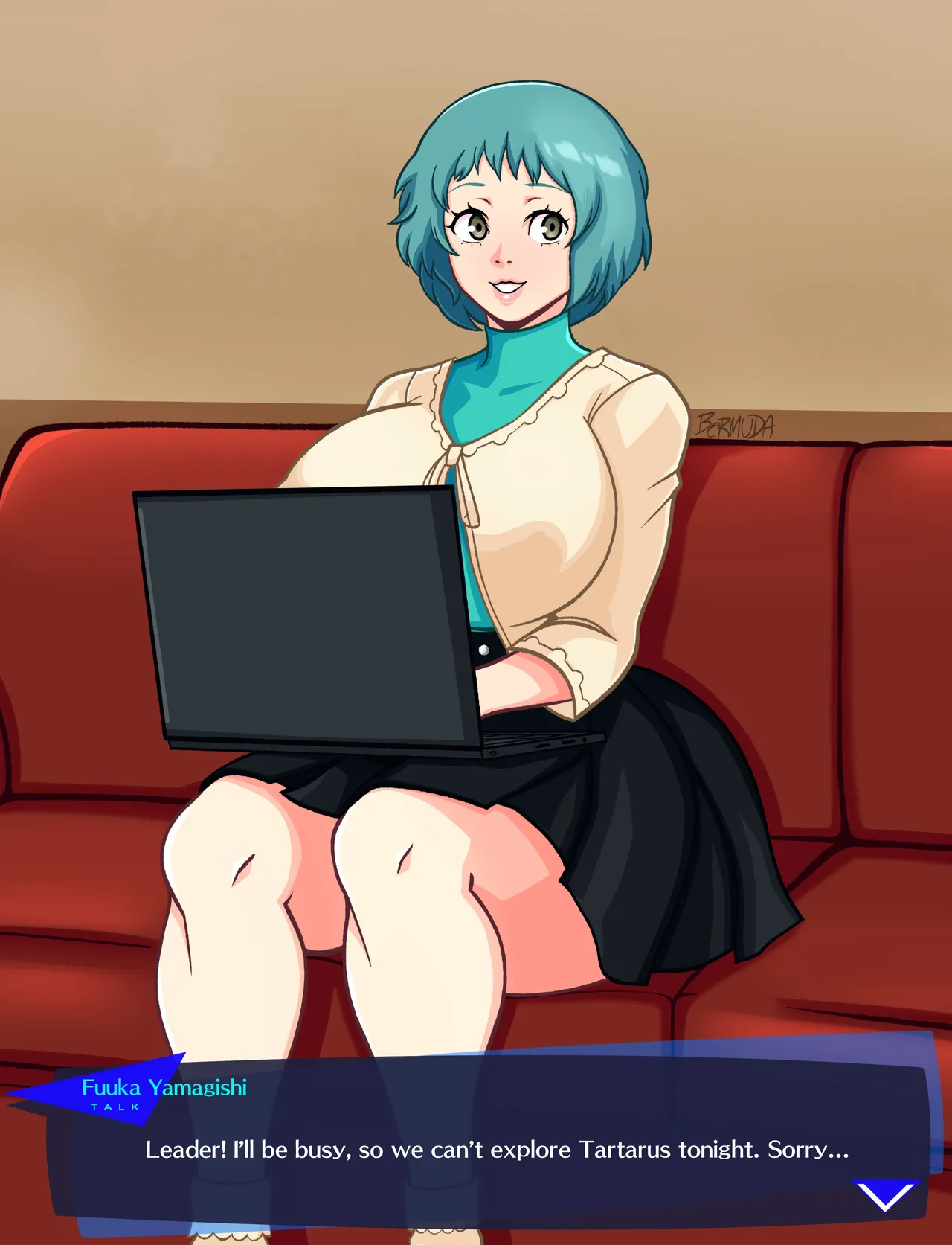 Fuuka's trip to America went well, I think. page 5 full