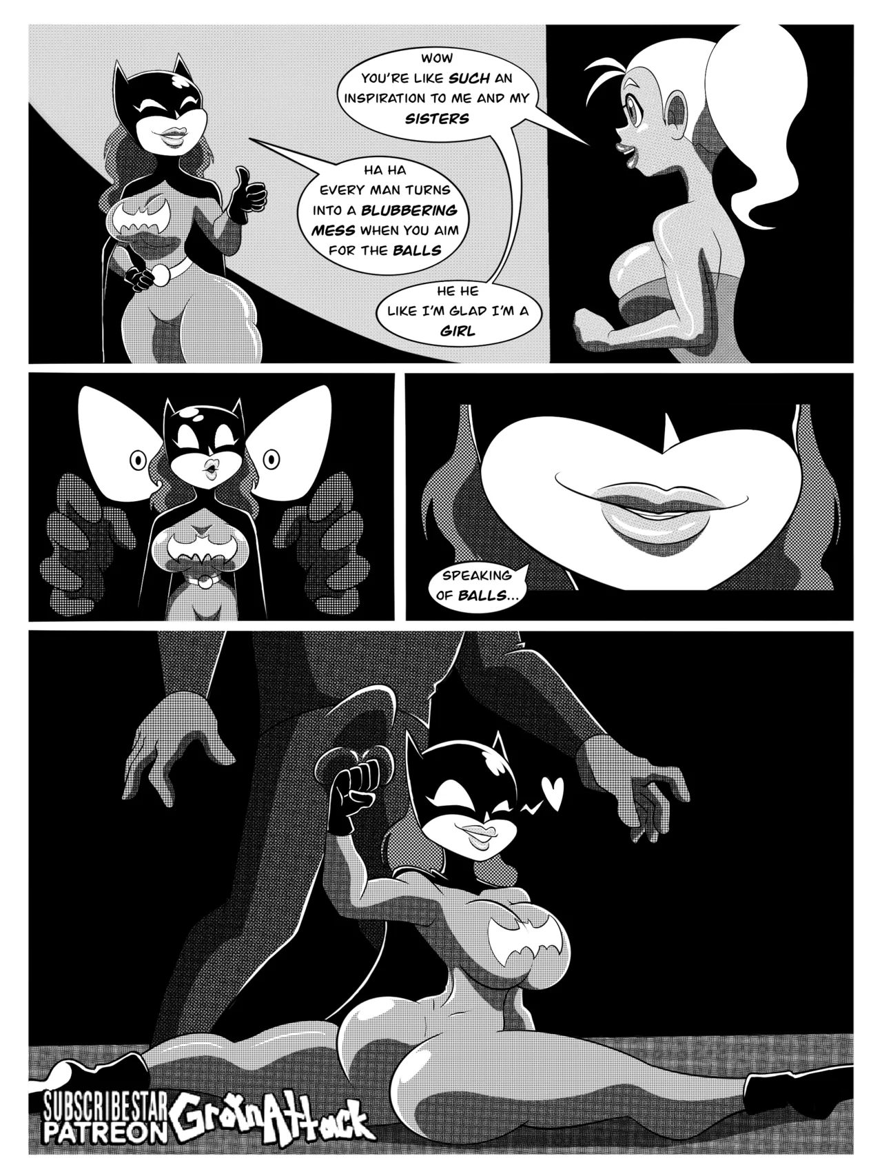 Batgirl Ballbusting page 4 full