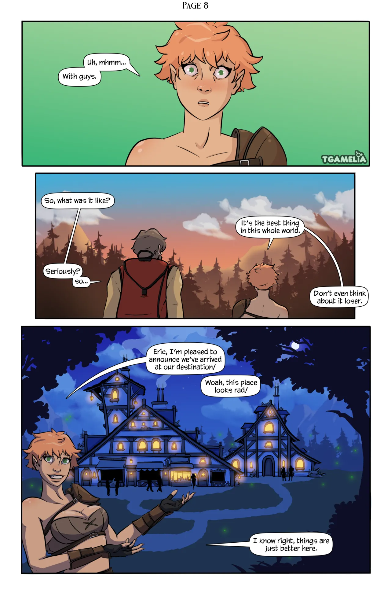 Friends & Fantasy page 8 full