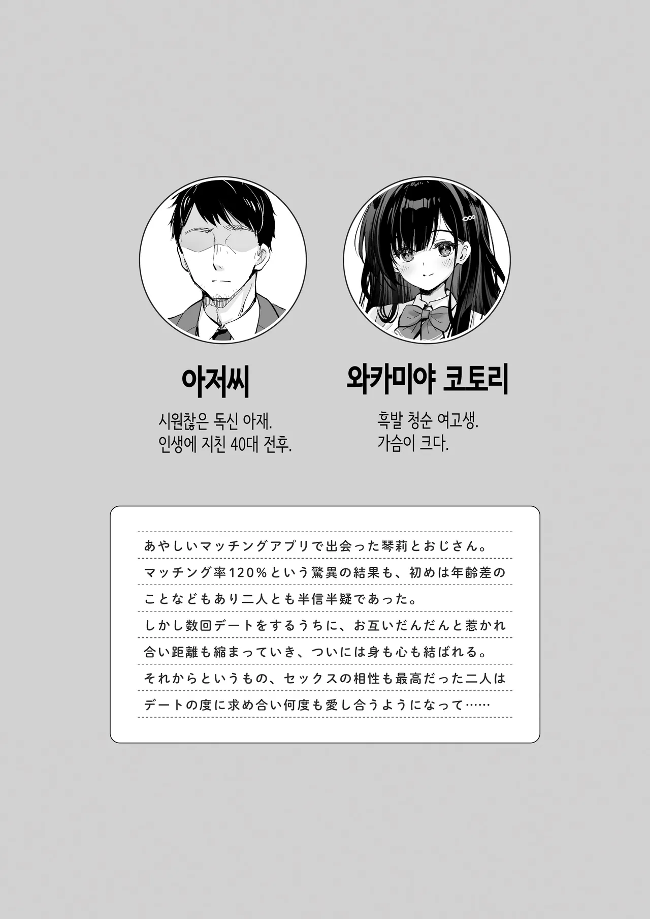 Best Match Kanojo 2 -Seiso JK to Oji-san ga Appli de Deatte Motto Amaama Ecchi- - Best Matching Kanojo 2 | 베스트 매치 여친 2 page 5 full