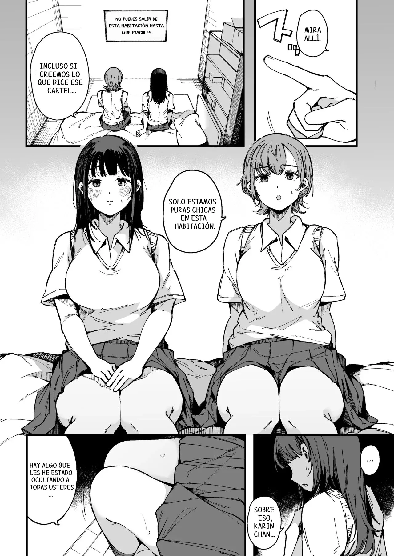Shasei Shinai to Derarenai Heya | La habitacion donde no sales hasta que eyacules page 5 full