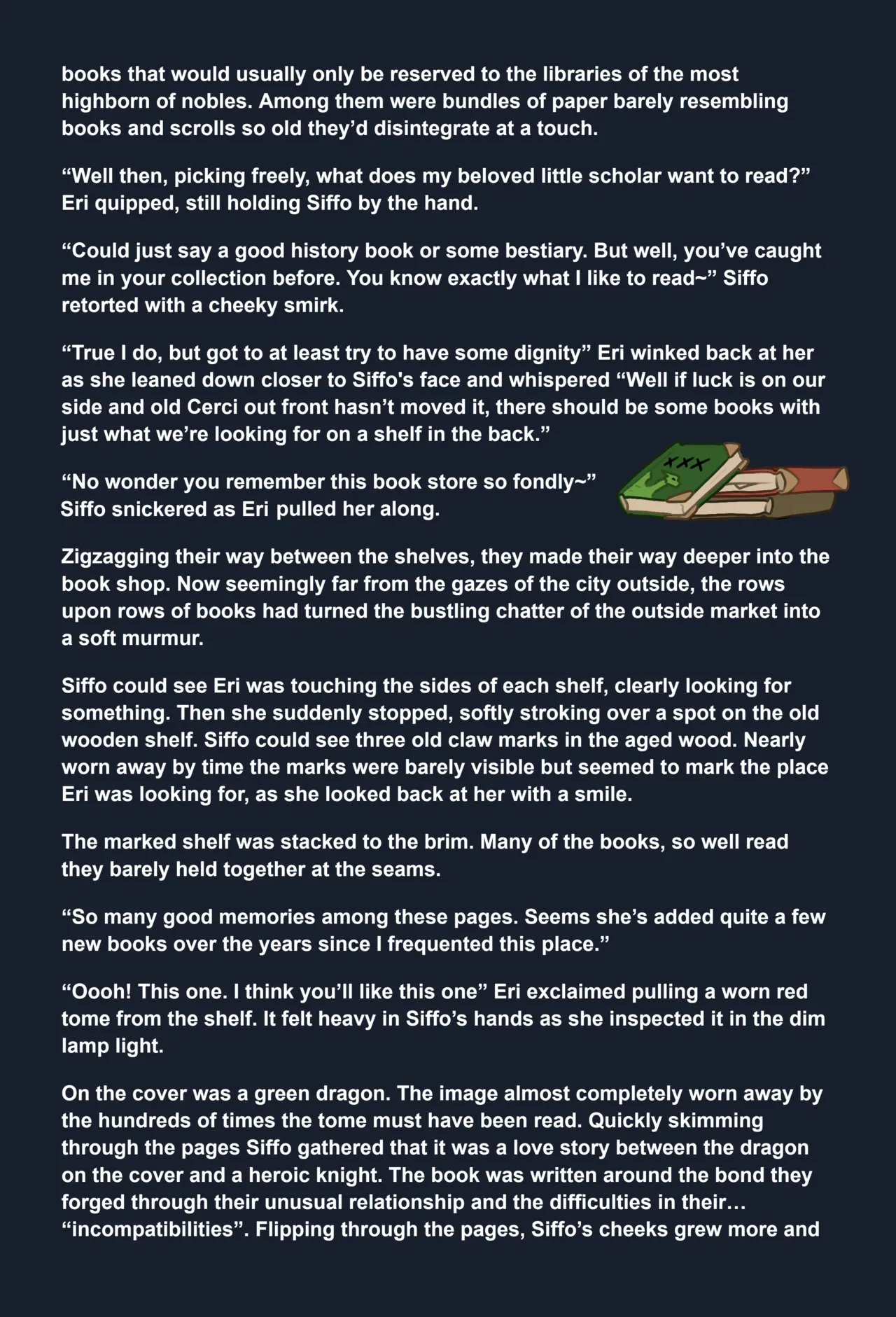 Reading between the lines 📚 page 4 full