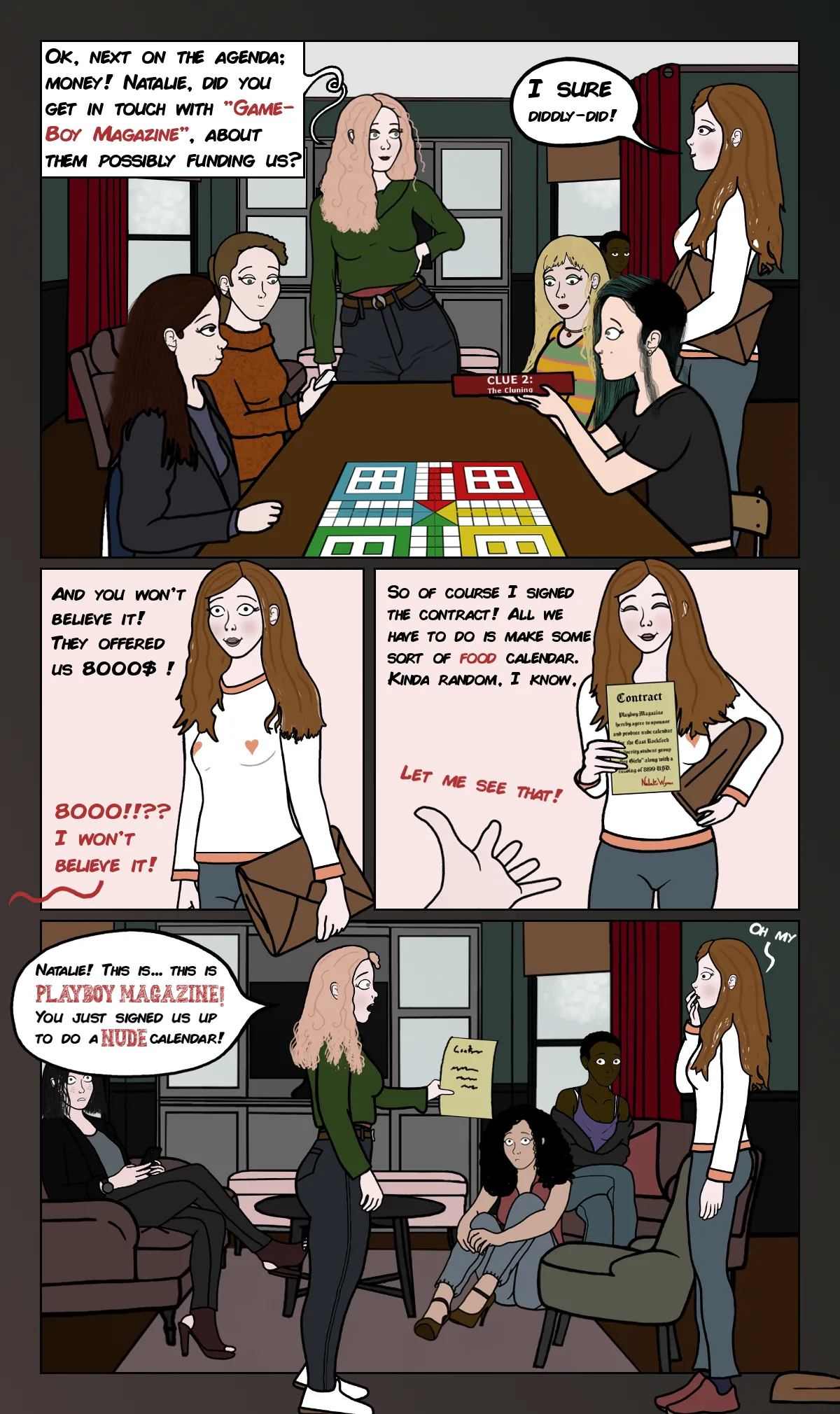 Accidental Calendar Girls page 1 full