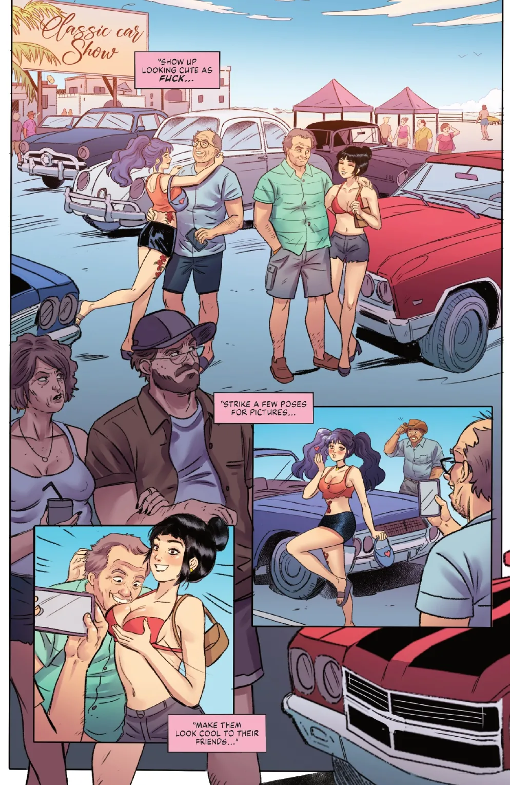 Cheeky Comics Beach Party page 6 full