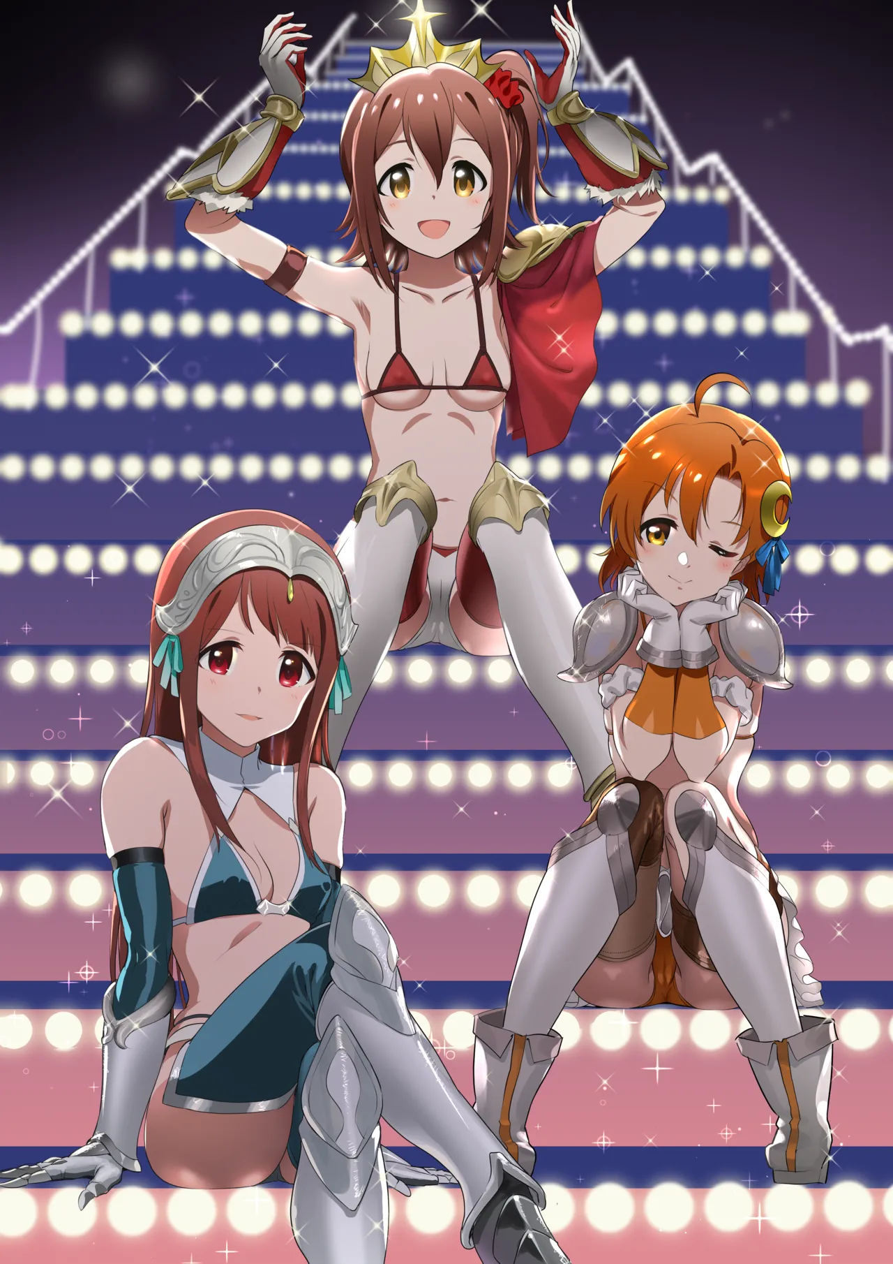 Ore no Excalibur ni Entaku no Bikini Kishi-tachi ga Muragattekuru ~Seiken no Star Elements~ page 2 full