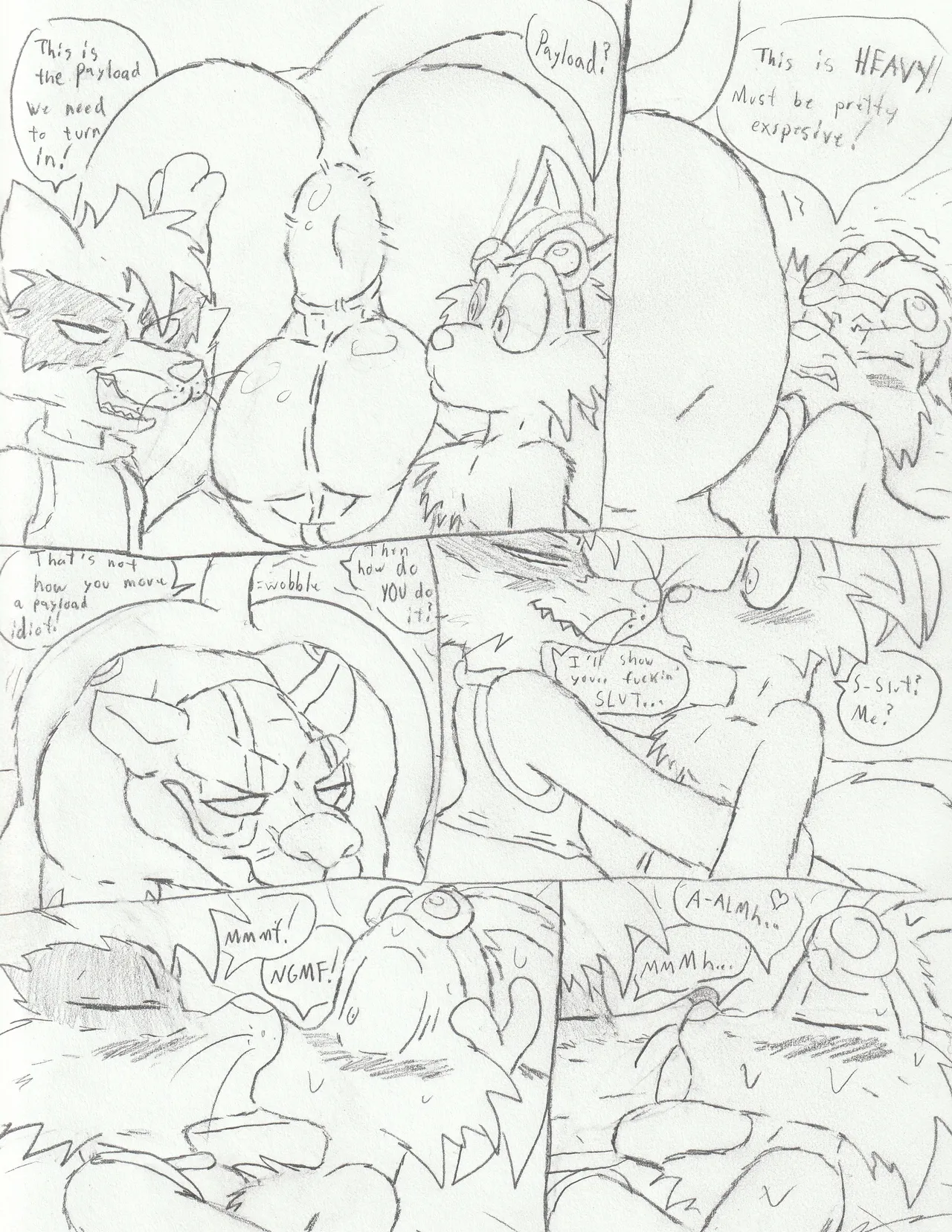 Rocket, Pip, & the Panther page 1 full